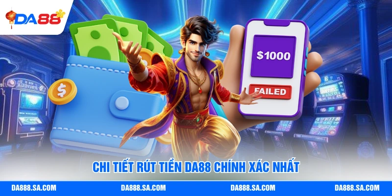 Chi tiết rút tiền Da88 chính xác nhất