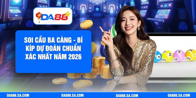 Soi Cầu Ba Càng - Bí Kíp Dự Đoán Chuẩn Xác Nhất Năm 2026