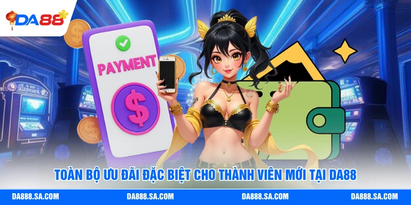 Toàn bộ ưu đãi đặc biệt cho thành viên mới tại Da88